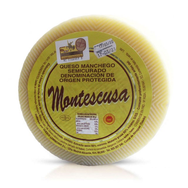 Queso semi de oveja montescusa